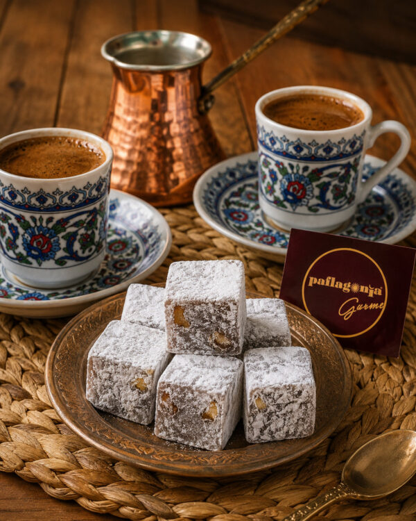 Pudra Şekerli Çifte Kavrulmuş Lokum Safranbolu