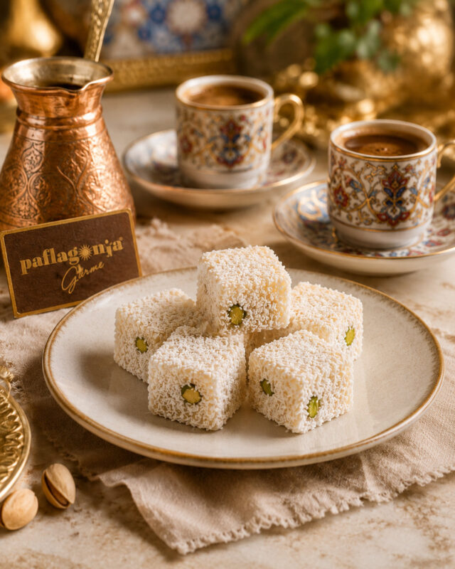 Safranlı Duble Kuruyemişli Lokum - PAFLAGONIA® Gurme